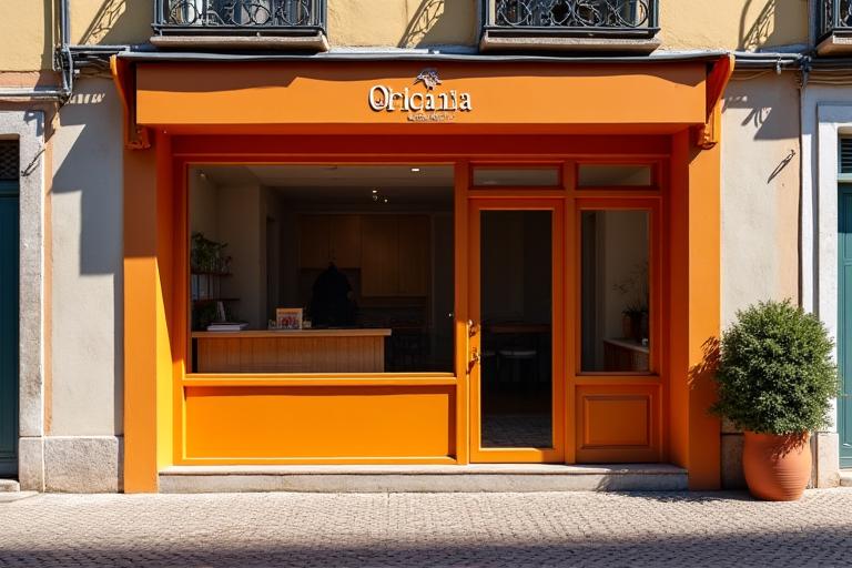 Fachada da Oficina Lisboeta numa rua do centro de Lisboa.